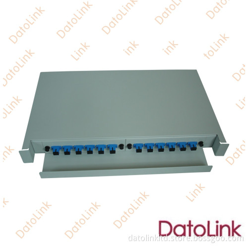 Slidable Rack Mount Type Patch Panel 12 Cores/ODF/19" Patch Panel